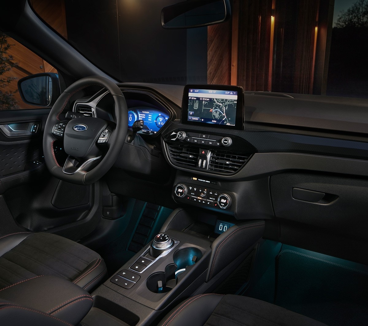 All New for Kuga interior showing dashboard