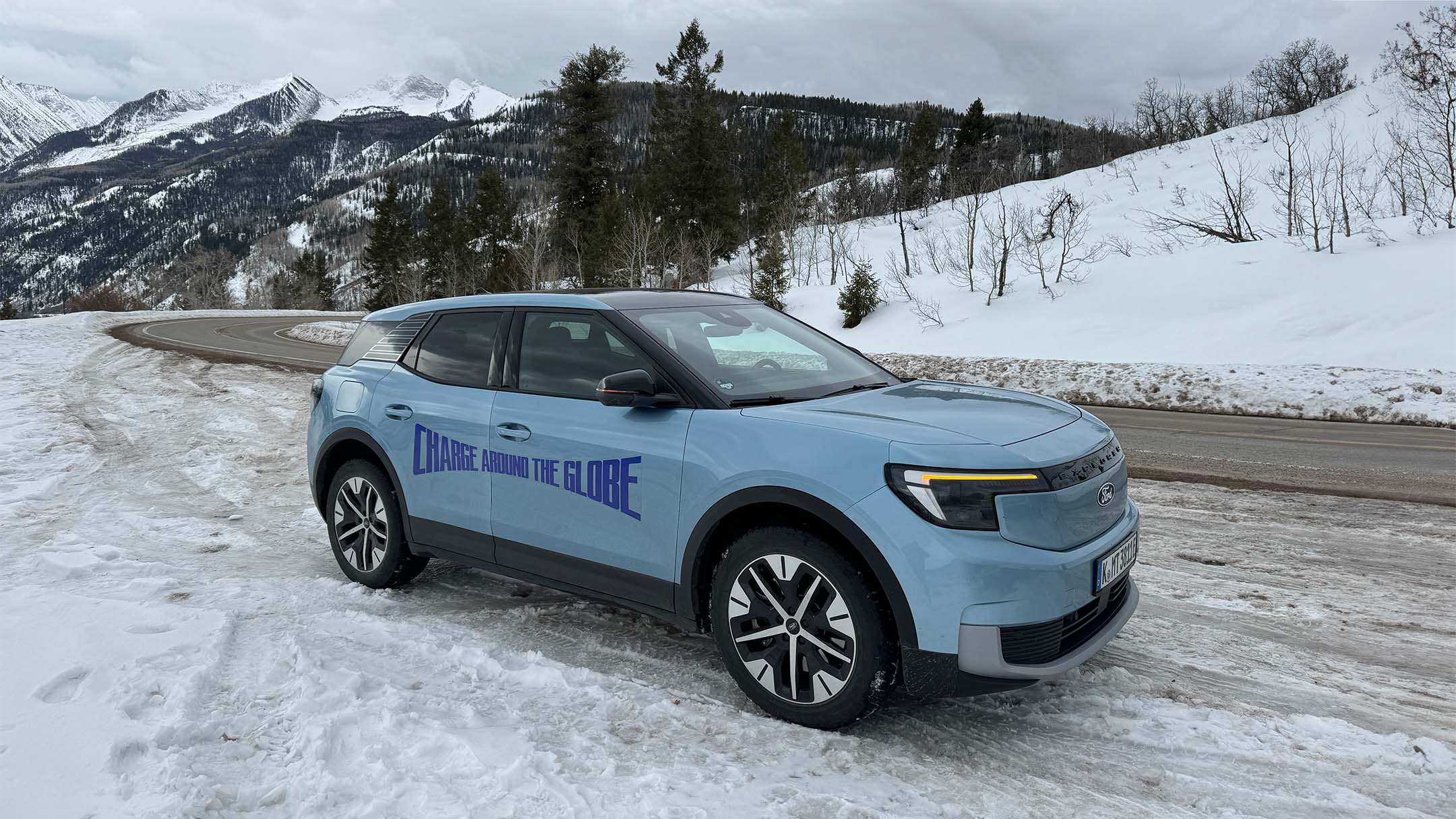 Navigating icy roads along the Colorado River and Rocky Mountains