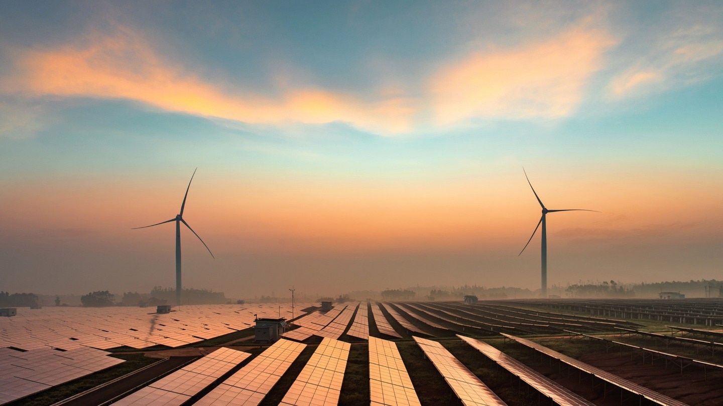 Renewable wind and solar energy