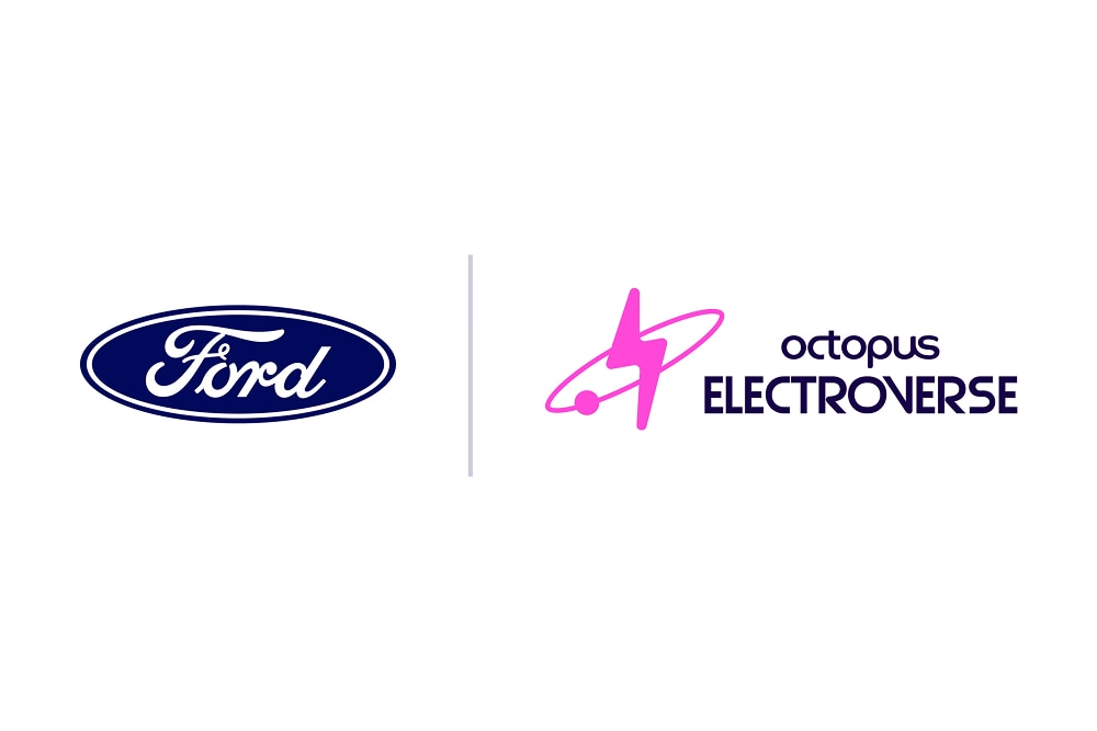 Ford és Octopus Electroverse emblémák