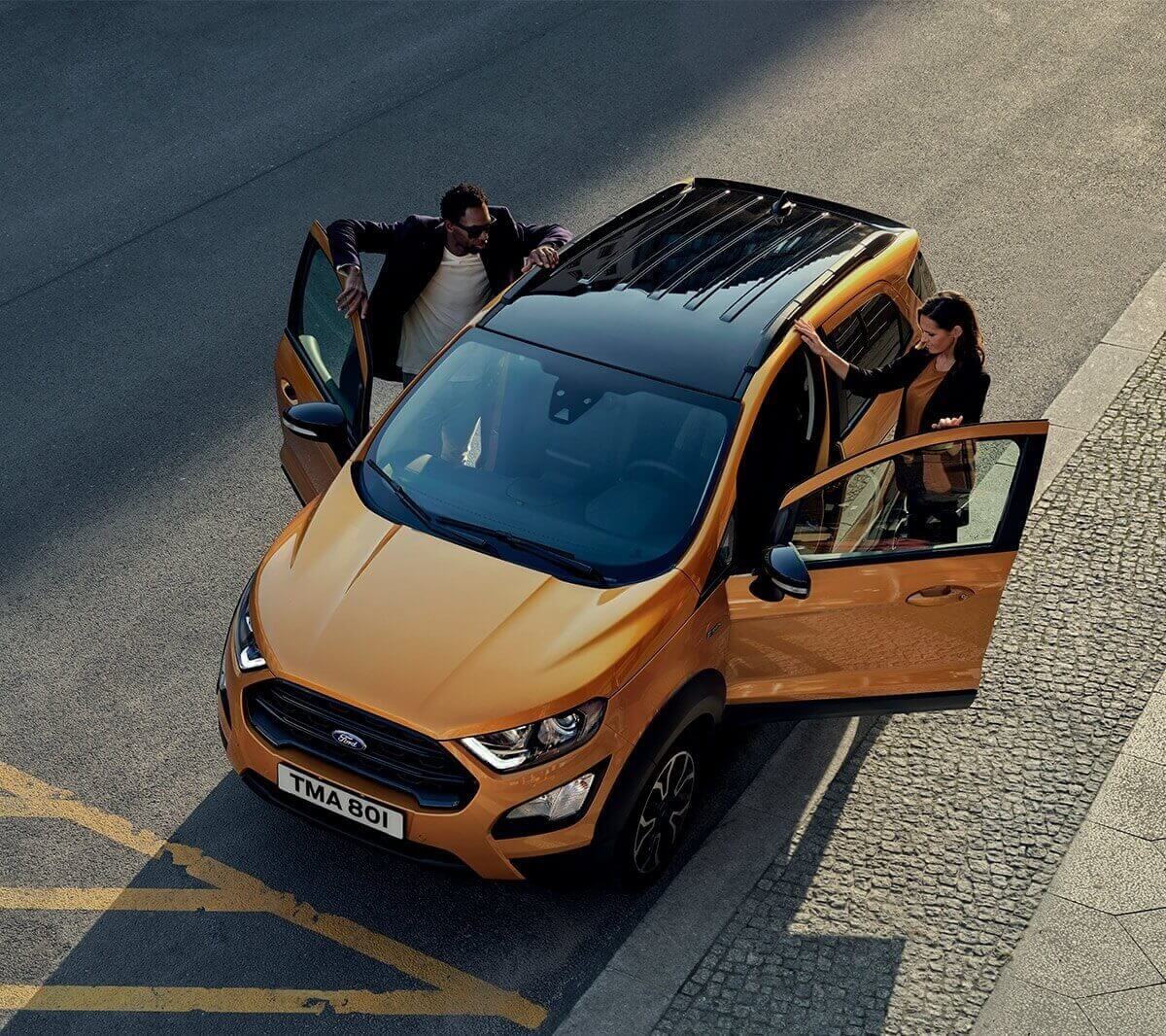 Ford EcoSport Active overhead view