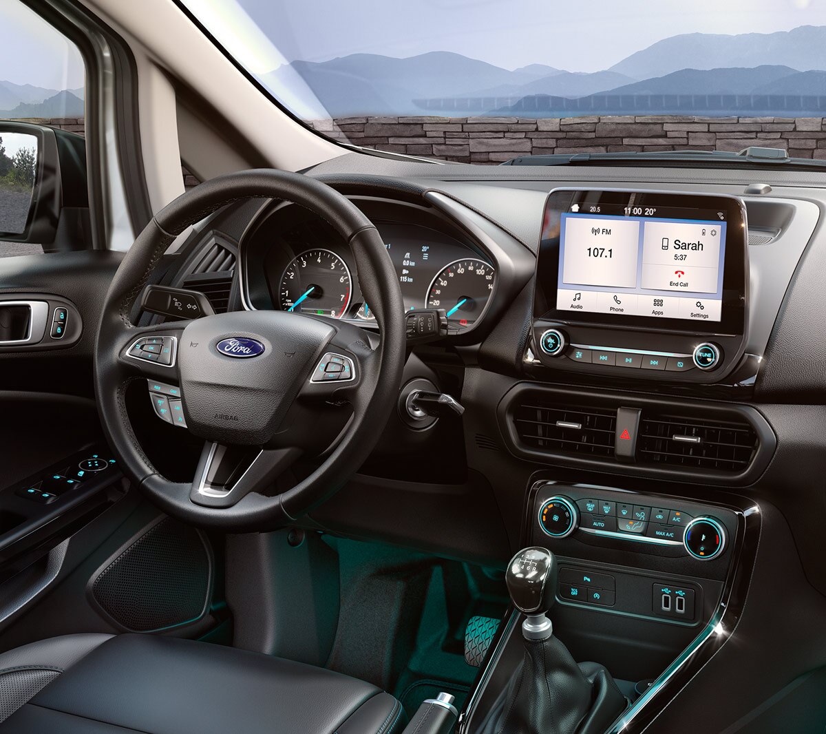 Ford EcoSport Active interior view