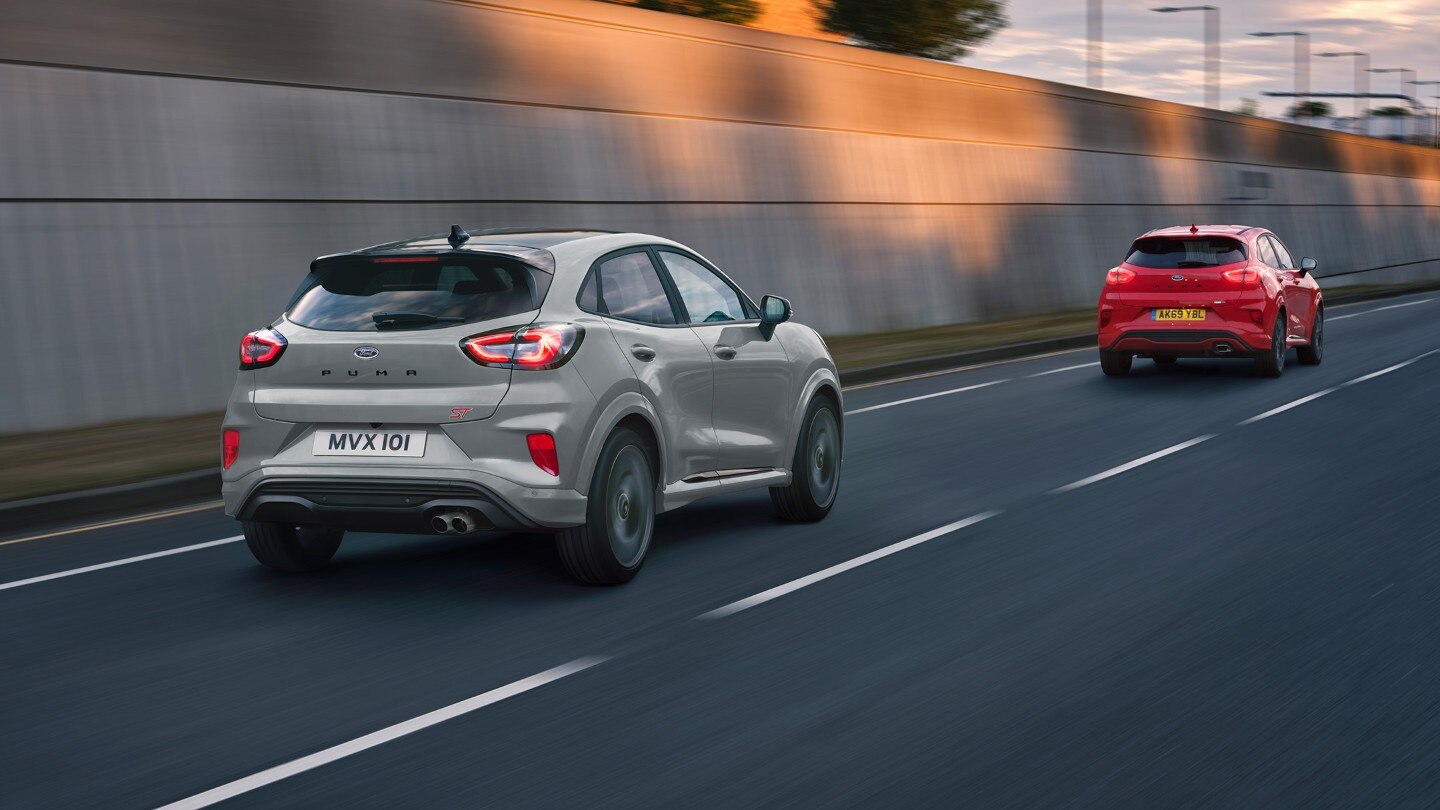 Ford Puma ST displaying adaptive cruise control