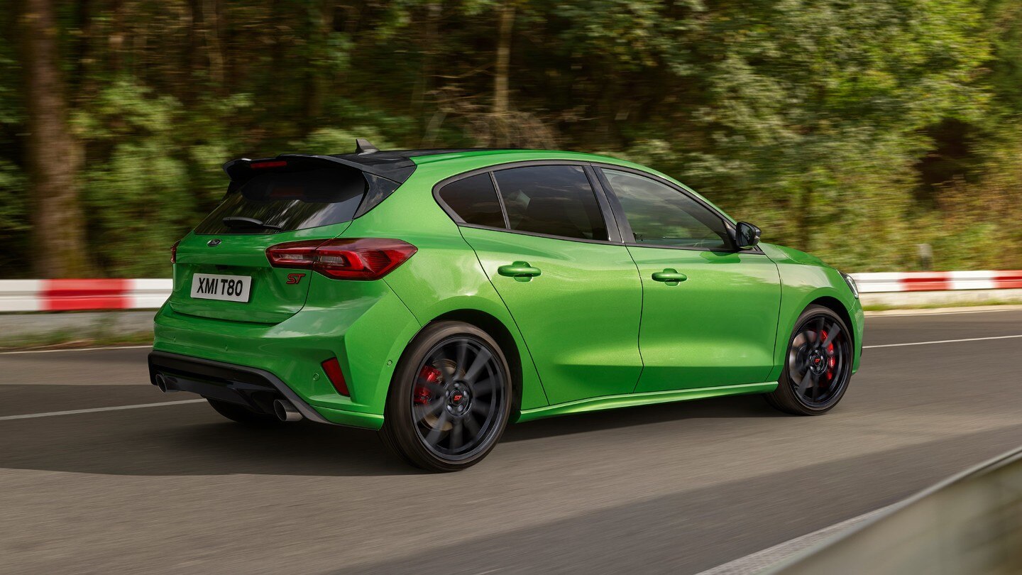 Ford focus on the track