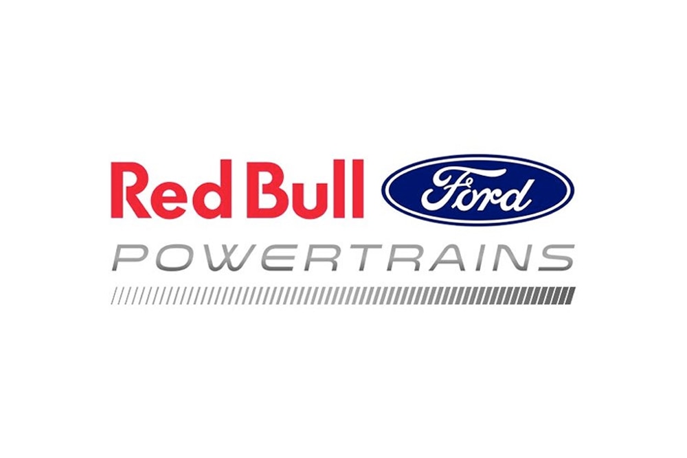 A  Forma–1 Red Bull Ford Powertrains logója fehér háttérrel.