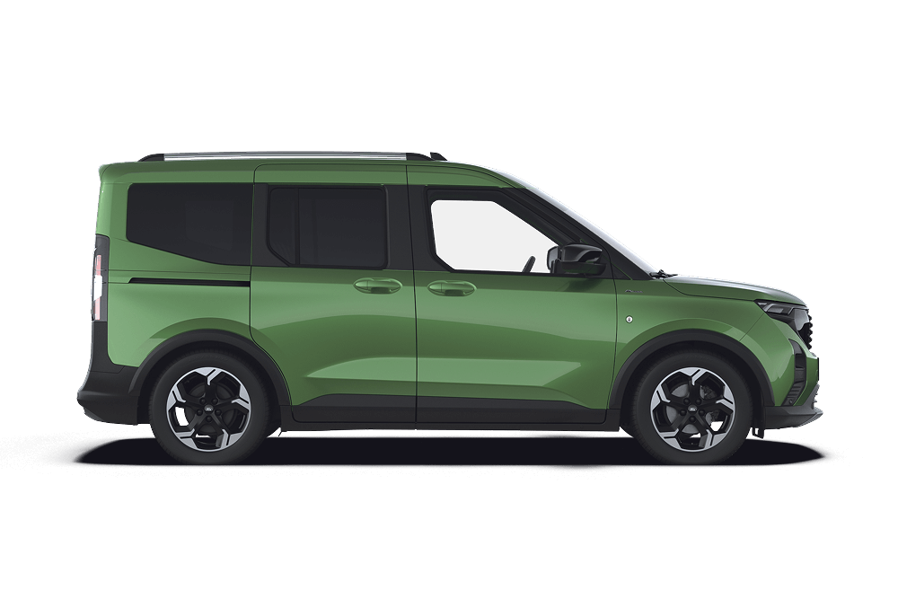 Egy Ford Tourneo Courier oldalnézete