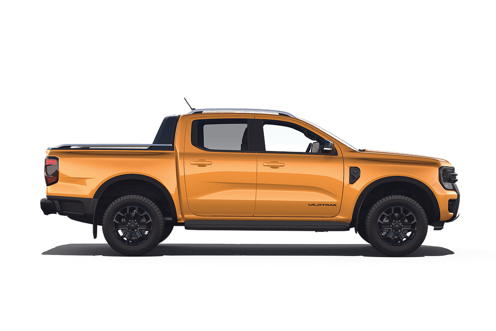 A Ford Ranger oldalnézete