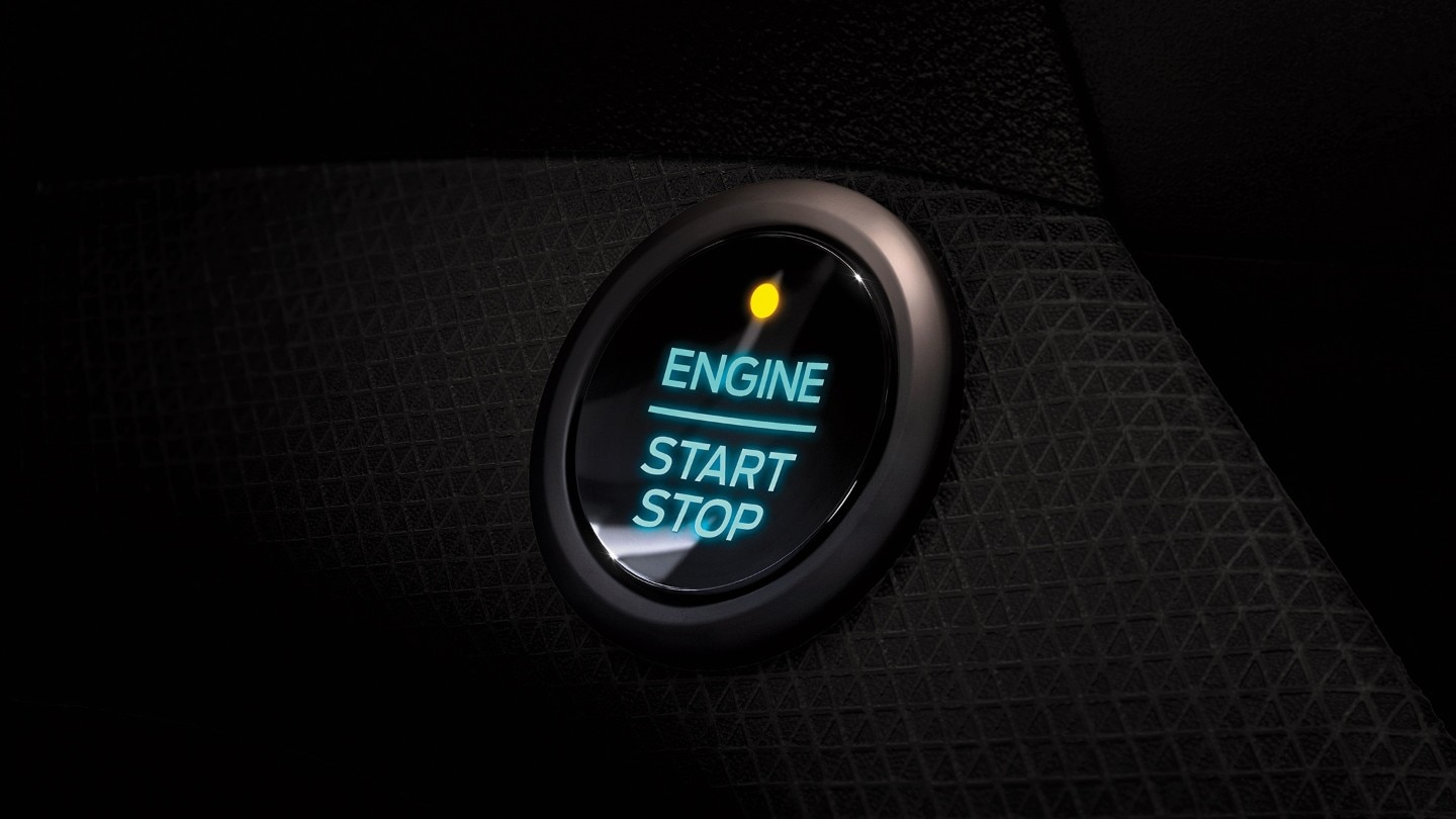 Ford Transit Connect Power Start button detail