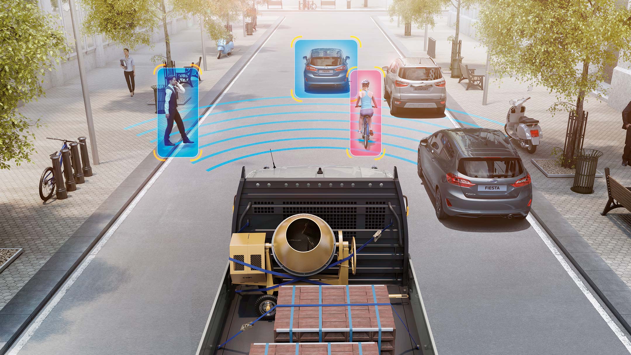 pre-collision assist demonstrative graphic