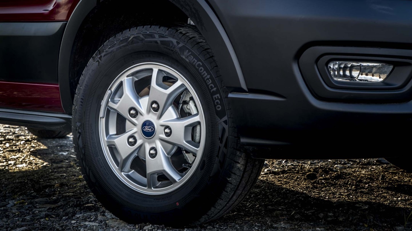 Ford Transit Chassis Cab wheel close up