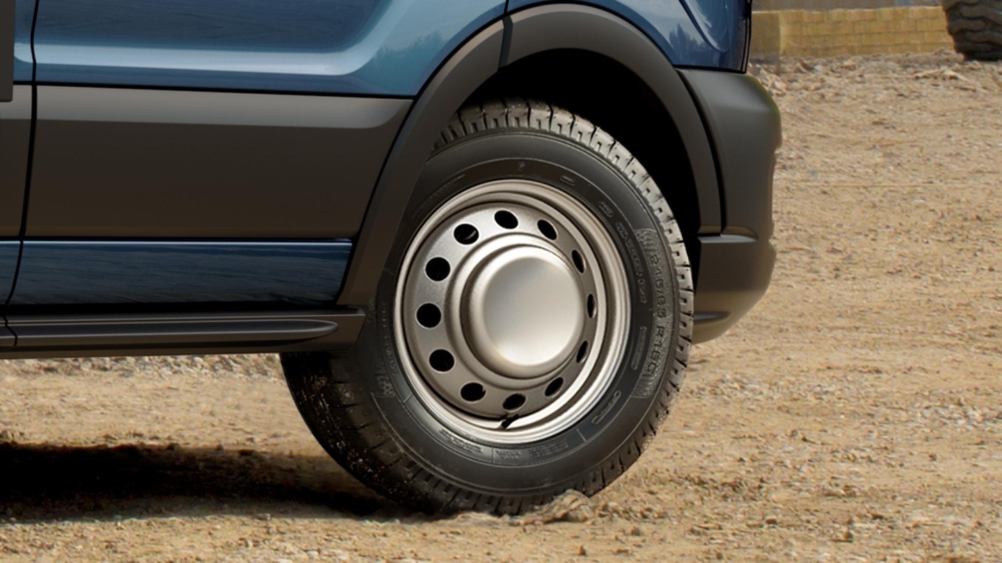 Ford Transit Chassis Cab wheel close up