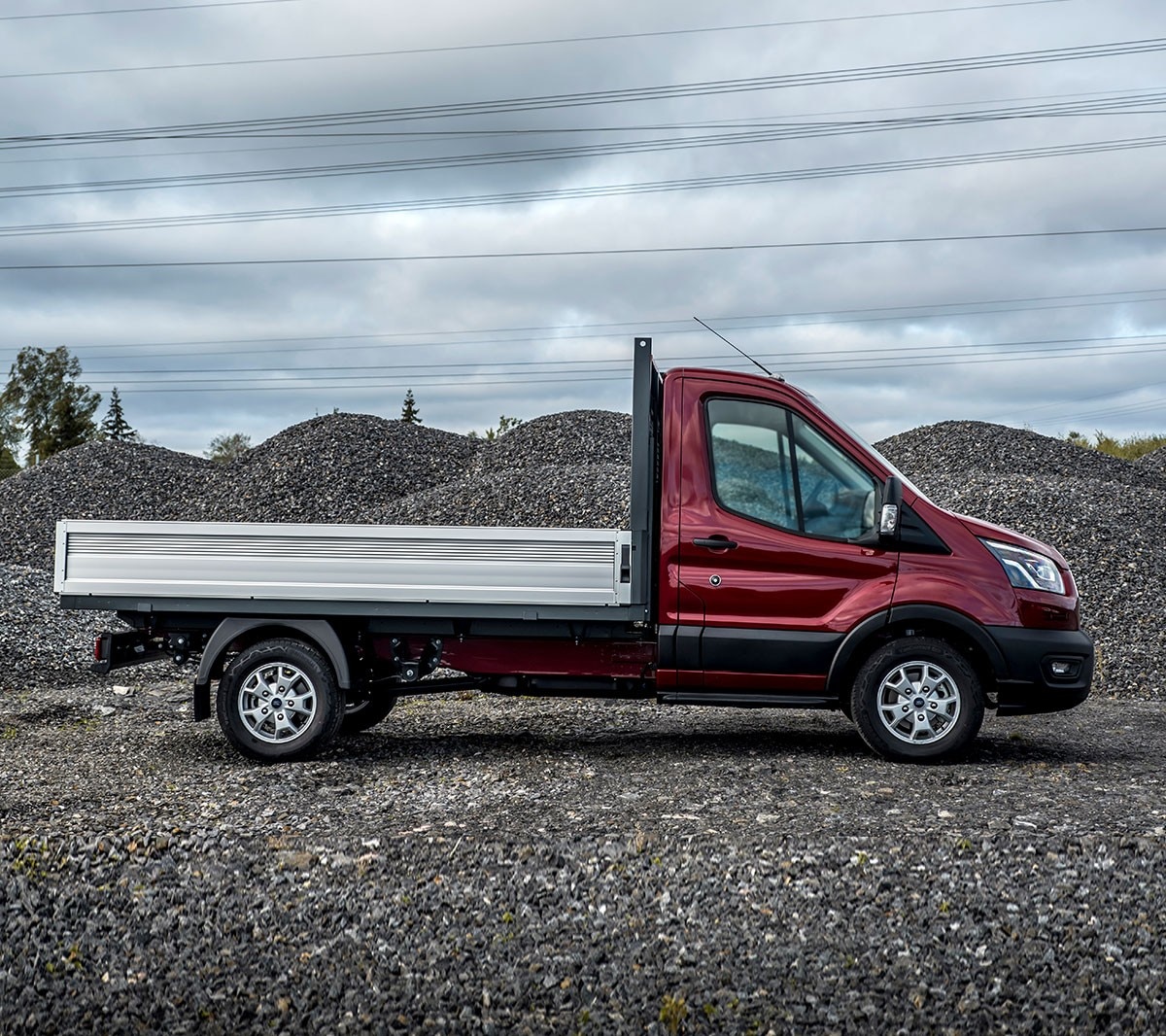New Ford Transit Chassis Cab side view