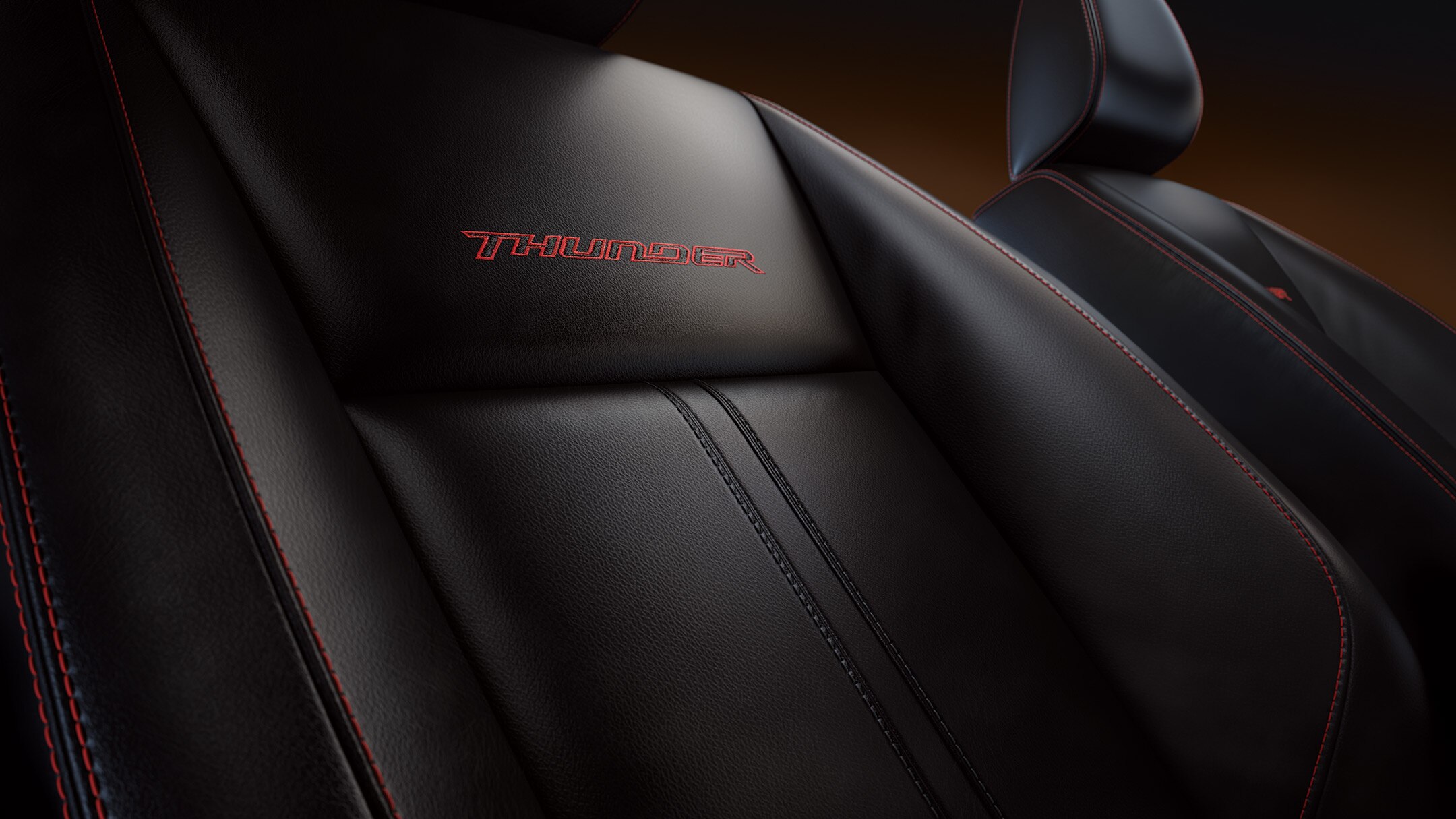 Ford Ranger Thunder seat close up
