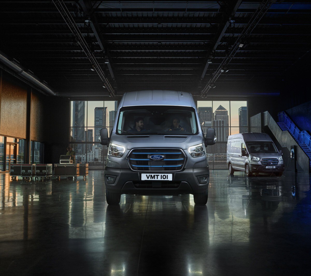 Ford E-Transit front view