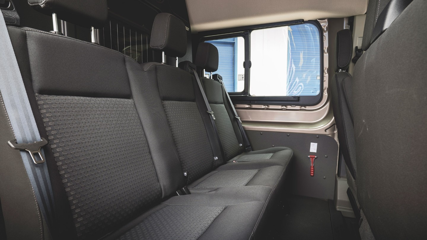 Ford E-Transit seats