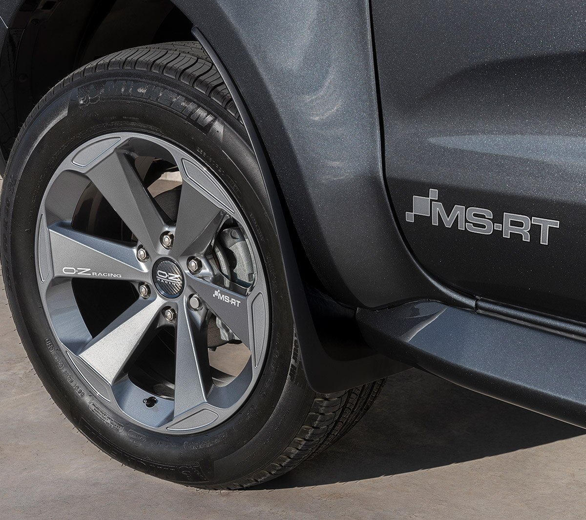 Ford Ranger MS-RT OZ racing alloys close up