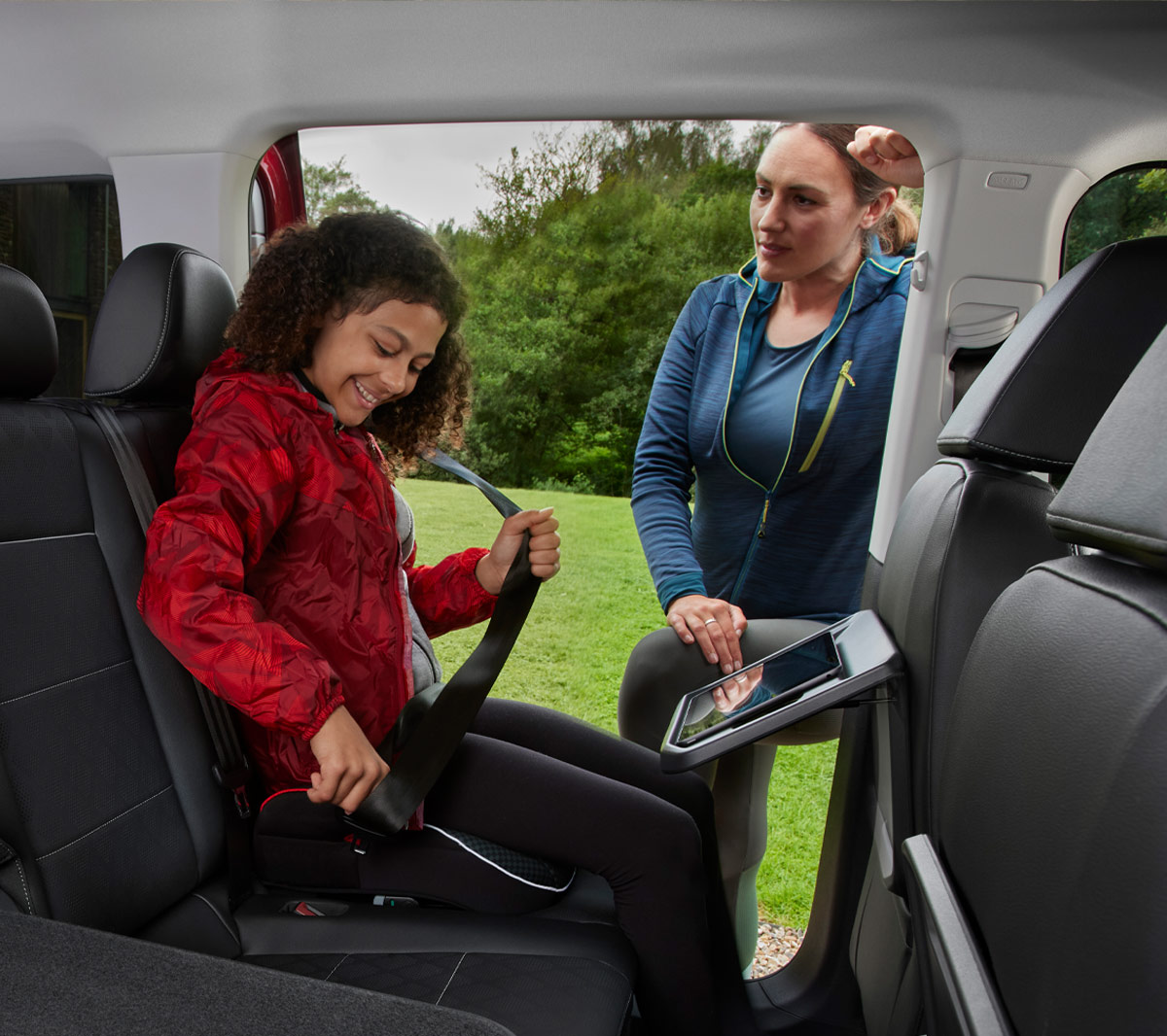 A Ford Tourneo Connect rugalmasan átalakítható ülései.