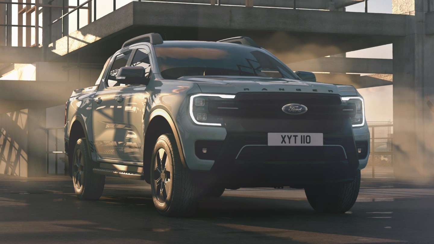 White All-New Ranger Plug-in Hybrid front view