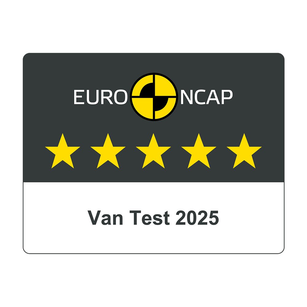 5 csillagos NCAP biztonsági minősítő jelvény