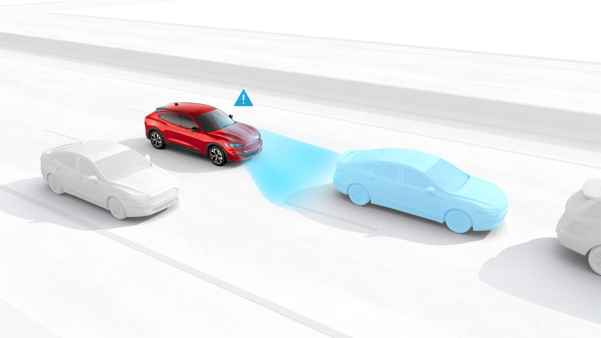 A Ford járművek éberségfigyelő rendszerét illusztráló ábra.