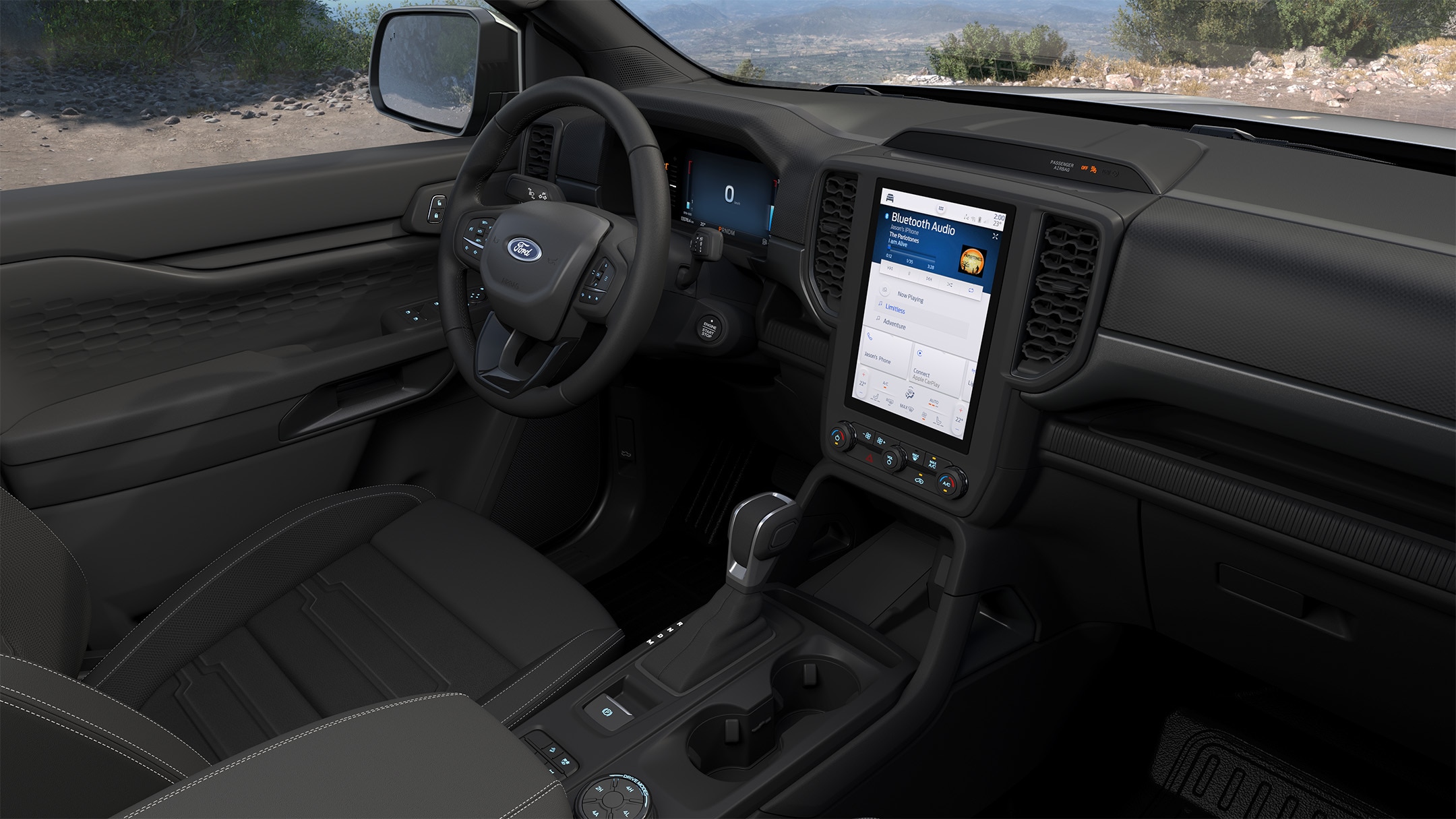 All-New Ranger Tremor interior and front seats detail