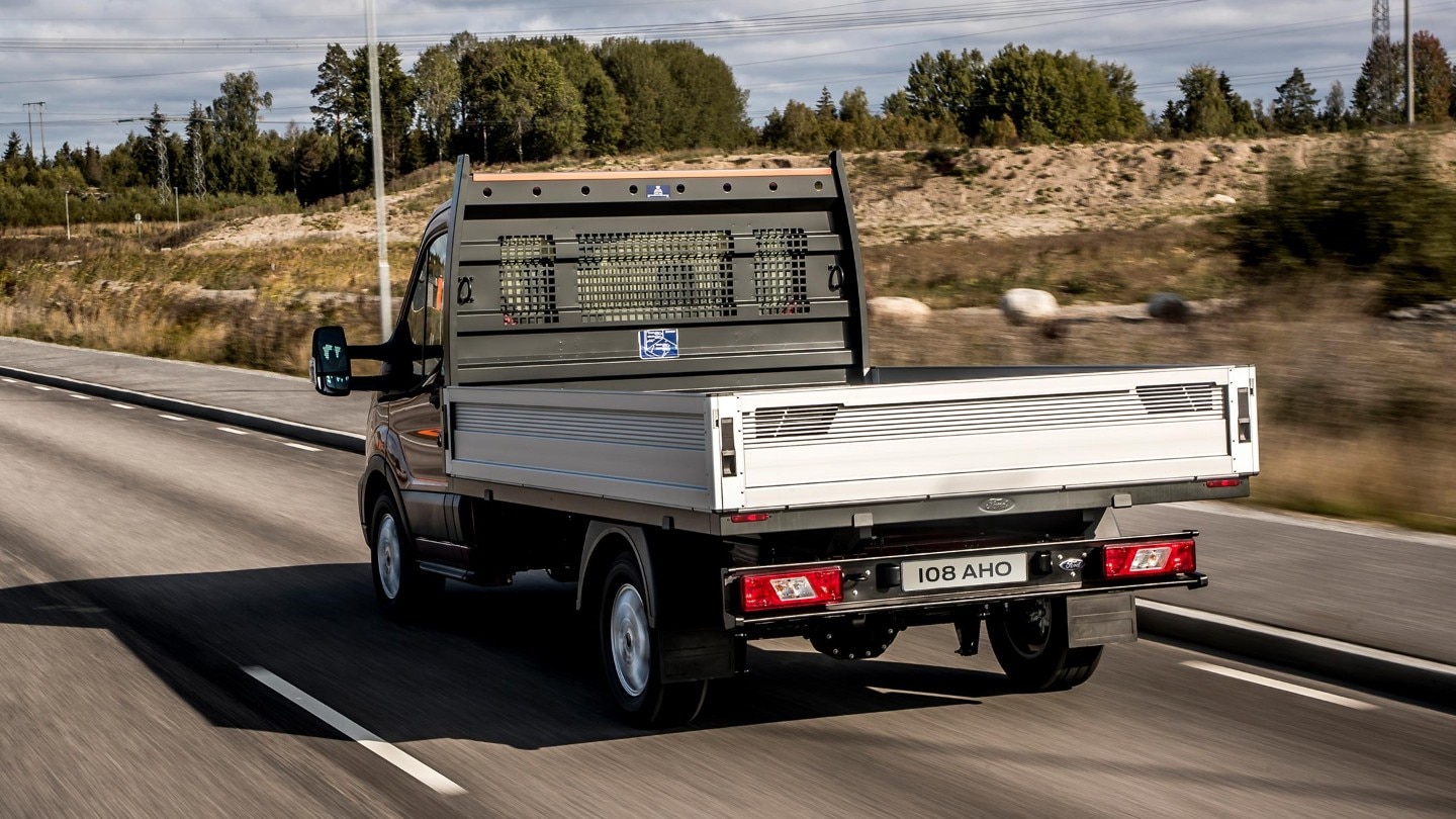 New Ford Transit Chassis Cab in motion