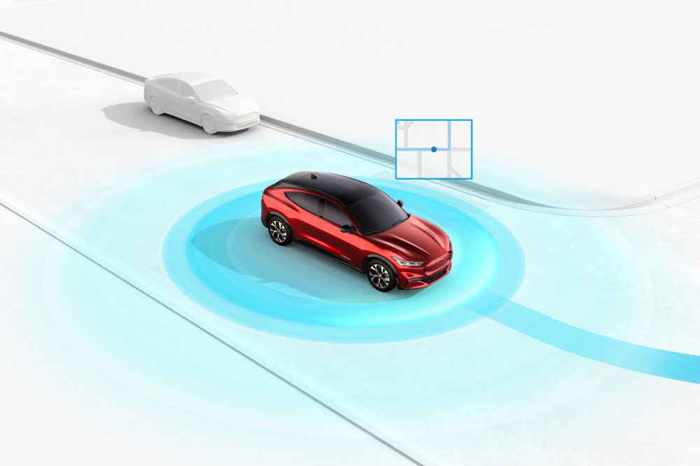 Ford parkolóasszisztens vázlatos magyarázata