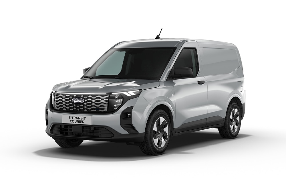 Ezüst Ford E-Transit Courier