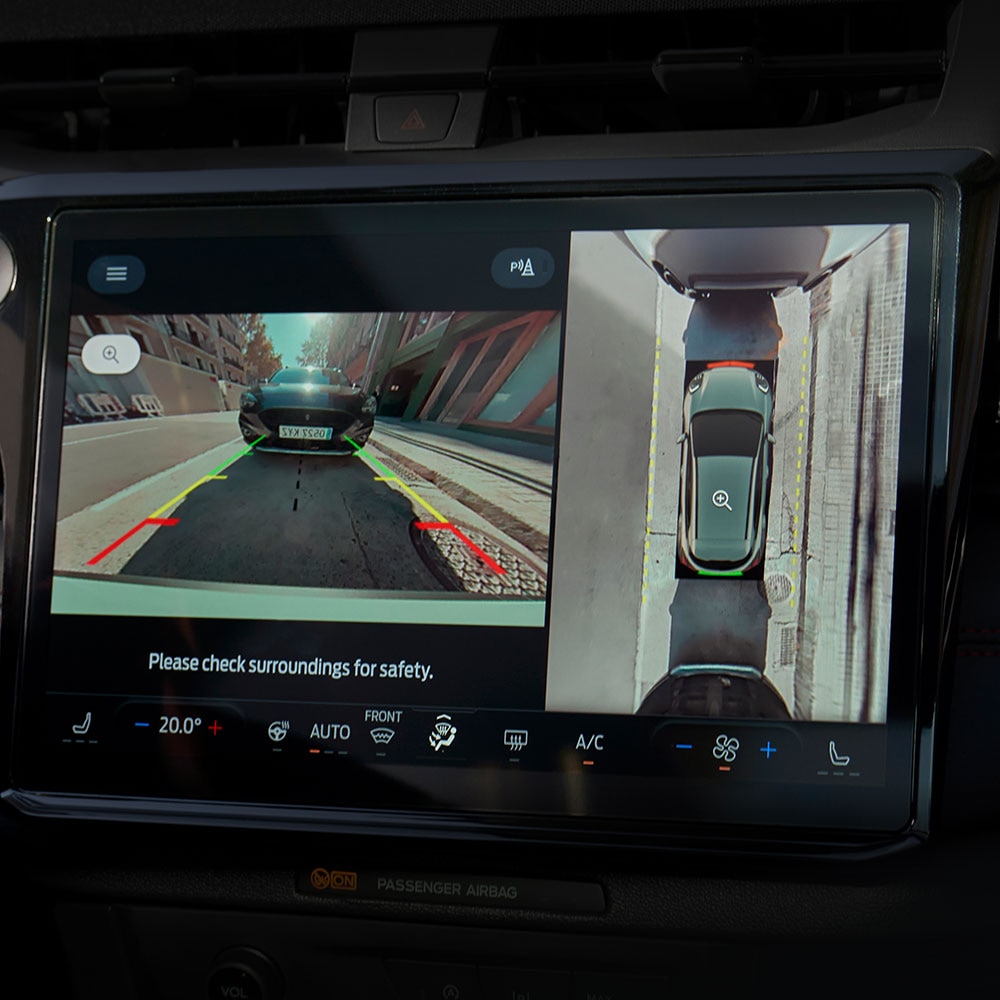 Ford Rear view camera graphic